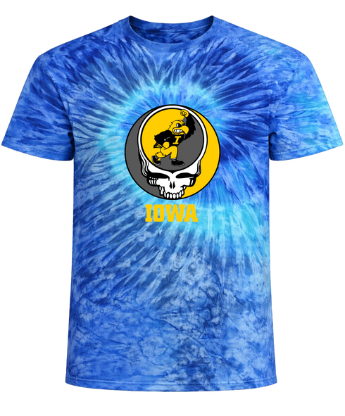 IOWA Stealie Tie-Dye T-Shirt