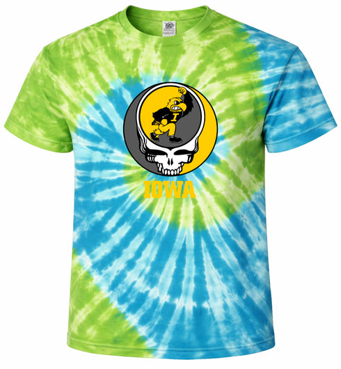 IOWA Stealie Tie-Dye T-Shirt