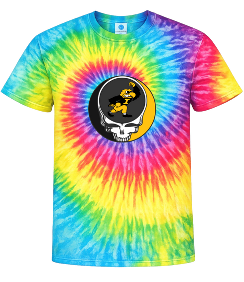 University of Iowa Stealie Tie-Dye T-Shirt
