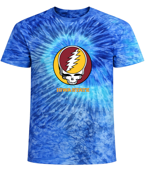 Iowa State University Stealie Tie-Dye T-Shirt