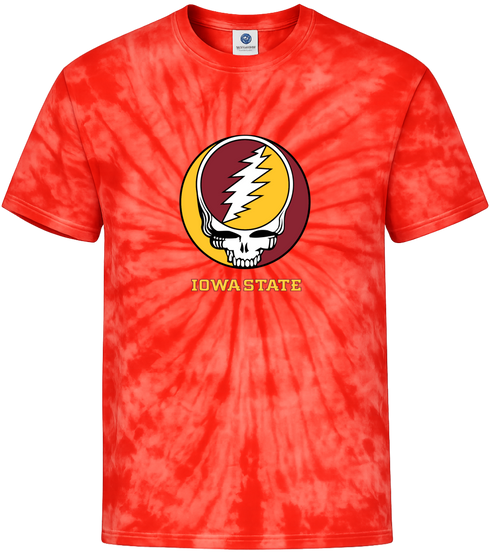 Iowa State University Stealie Tie-Dye T-Shirt