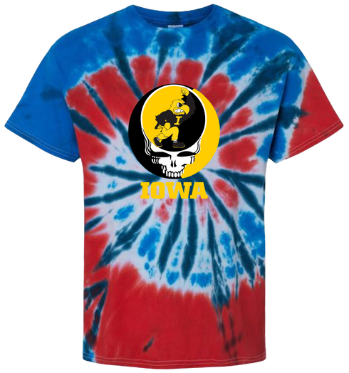 University of Iowa Stealie Tie-Dye T-Shirt