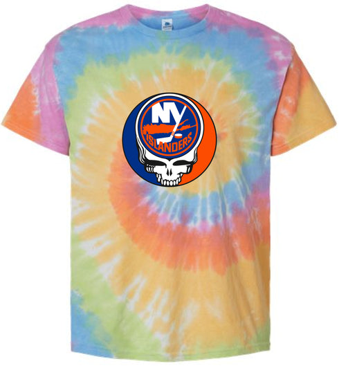 New York Islanders Stealie Tie-Dye T-Shirt