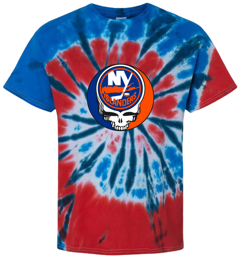New York Islanders Stealie Tie-Dye T-Shirt