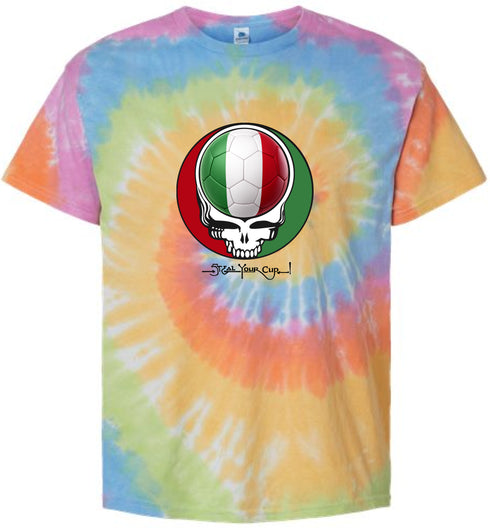 Italy FIFA World Cup Stealie Tie-Dye T-Shirt