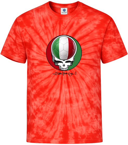 Italy FIFA World Cup Stealie Tie-Dye T-Shirt