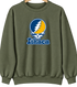 Ithaca Stealie Premium Unisex Crewneck — Design: Ithaca College — Military Green