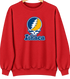 Ithaca Stealie Premium Unisex Crewneck — Design: Ithaca College — Red