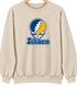 Ithaca Stealie Premium Unisex Crewneck — Design: Ithaca College — Sand