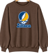 Ithaca Stealie Premium Unisex Crewneck — Design: Ithaca College — Brown