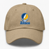 Ithaca Stealie Premium Unisex Dad Hat — Design: Ithaca College — Khaki