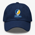Ithaca Stealie Premium Unisex Dad Hat — Design: Ithaca College — Navy