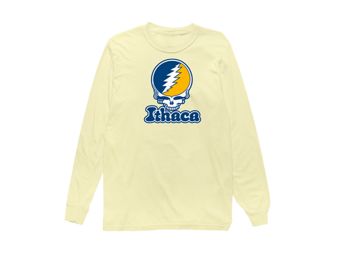 Ithaca Stealie Premium Unisex Long-Sleeve — Design: Ithaca College — Butter
