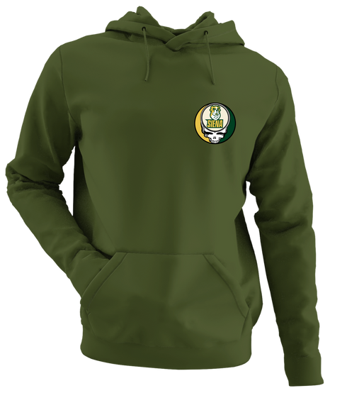 Siena - Premium Grateful Dead Left Chest Hoodie - Military Green - 7