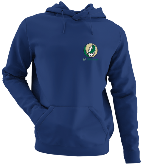 USF - Premium Grateful Dead Left Chest Hoodie - Navy