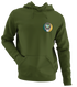 Wayne State University - Premium Grateful Dead Left Chest Hoodie - Military Green - 7
