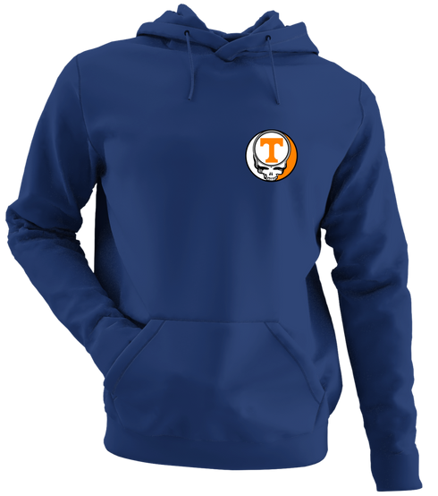 University of Tennessee - Premium Grateful Dead Left Chest Hoodie - Navy - 2