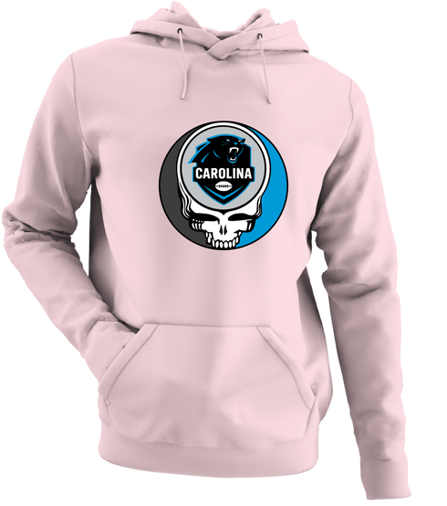 Carolina Football - Premium Grateful Dead Hoodie - Light Pink - 4
