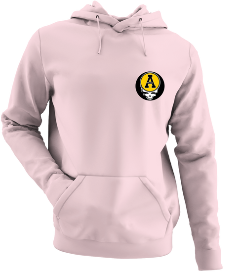 Appalachian State University - Premium Grateful Dead Left Chest Hoodie - Light Pink