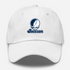 Jackson Stealie Premium Unisex Dad Hat — Design: Jackson State University — White