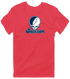 Jackson Stealie Premium Unisex T-Shirt — Design: Jackson State University — Heather Red