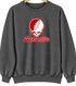 Jacksonville Stealie Premium Unisex Crewneck — Design: Jacksonville State University — Dark Heather