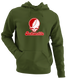Jacksonville Stealie Premium Unisex Hoodie — Design: Jacksonville State University — Military Green