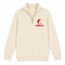 Jacksonville Stealie Premium Unisex Quarter-Zip — Design: Jacksonville State University — Sand