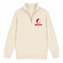 Jacksonville Stealie Premium Unisex Quarter-Zip — Design: Jacksonville State University — Sand