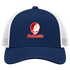 Jacksonville Stealie Premium Unisex Trucker Cap — Design: Jacksonville State University — Navy/White
