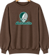 Jacksonville Stealie Premium Unisex Crewneck — Design: Jacksonville University — Brown