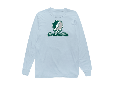 Jacksonville Stealie Premium Unisex Long-Sleeve — Design: Jacksonville University — Chambray