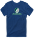 Jacksonville Stealie Premium Unisex T-Shirt — Design: Jacksonville University — Navy