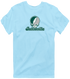 Jacksonville Stealie Premium Unisex T-Shirt — Design: Jacksonville University — Light Blue