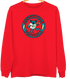Jacksonville Football Dancing Bear Premium Crewneck — Jacksonville Jaguars — Red