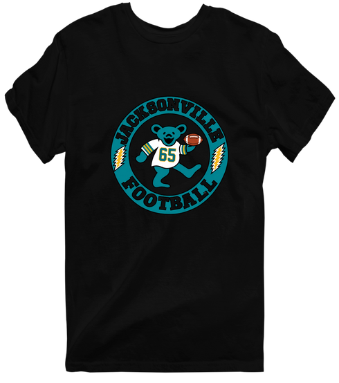 Jacksonville Football Dancing Bear Premium T-Shirt — Jacksonville Jaguars — Black