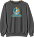 Jacksonville Helmet Stealie Premium Unisex Crewneck — Jacksonville Jaguars — Dark Heather