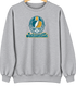 Jacksonville Helmet Stealie Premium Unisex Crewneck — Jacksonville Jaguars — Sport Grey