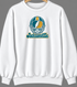 Jacksonville Helmet Stealie Premium Unisex Crewneck — Jacksonville Jaguars — White