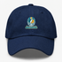 Jacksonville Helmet Stealie Premium Unisex Dad Hat — Jacksonville Jaguars — Navy