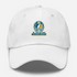 Jacksonville Helmet Stealie Premium Unisex Dad Hat — Jacksonville Jaguars — White