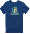 Jacksonville Helmet Stealie Premium Unisex T-Shirt — Jacksonville Jaguars — Navy