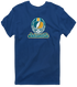Jacksonville Helmet Stealie Premium Unisex T-Shirt — Jacksonville Jaguars — Navy