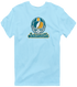 Jacksonville Helmet Stealie Premium Unisex T-Shirt — Jacksonville Jaguars — Light Blue