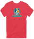Jacksonville Helmet Stealie Premium Unisex T-Shirt — Jacksonville Jaguars — Heather Red