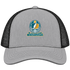 Jacksonville Helmet Stealie Premium Unisex Trucker Cap — Jacksonville Jaguars — Heather Grey/Black