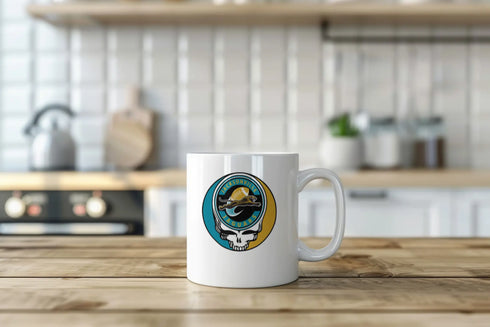 Grateful Dead - Jacksonville Jaguars Stealie 15 Ounce Coffee Mug - StealieShop
