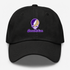 James Madison Stealie Premium Unisex Dad Hat — Design: James Madison University — Black