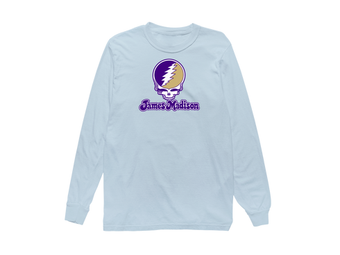 James Madison Stealie Premium Unisex Long-Sleeve — Design: James Madison University — Chambray