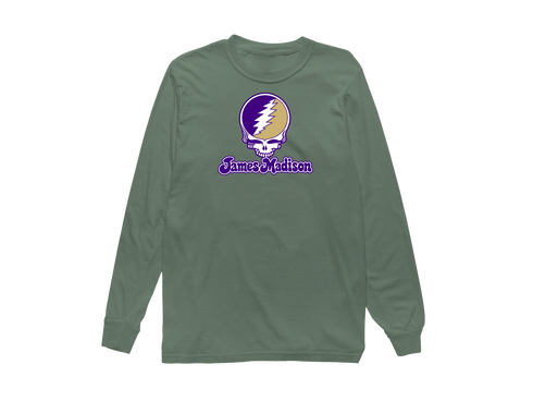 James Madison Stealie Premium Unisex Long-Sleeve — Design: James Madison University — Light Green